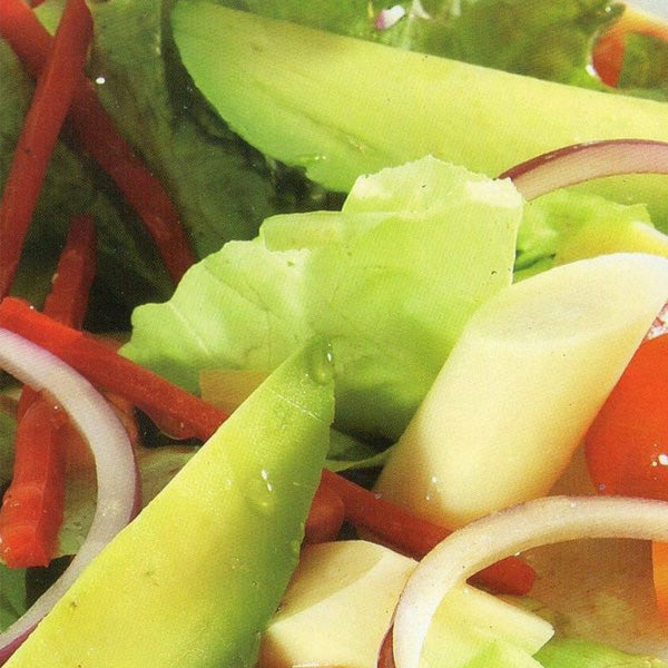 Ensalada Mixta de verduras con palta y/o palmitos